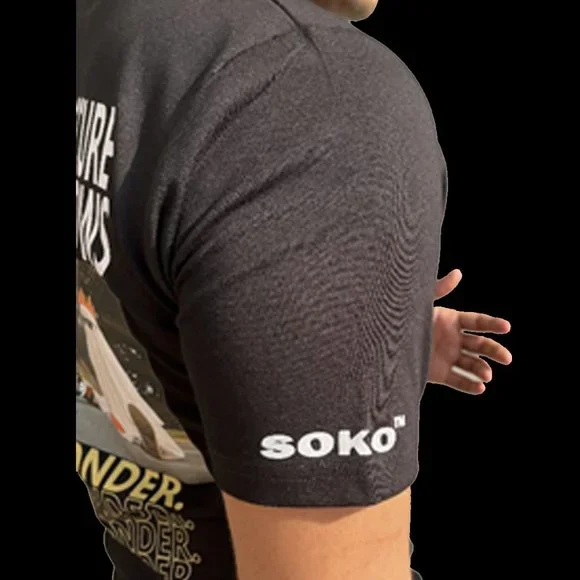 SOKO Sonder Streetwear T-shirt (Relaxed fit) with reflective print. Brand New - Picture 3 of 5